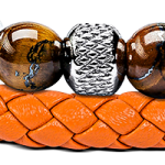 Hamman Yellow Tiger Eye & Capri Orange