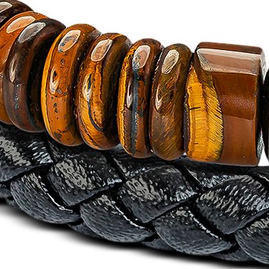 Moritz Tiger Eye & Capri Black